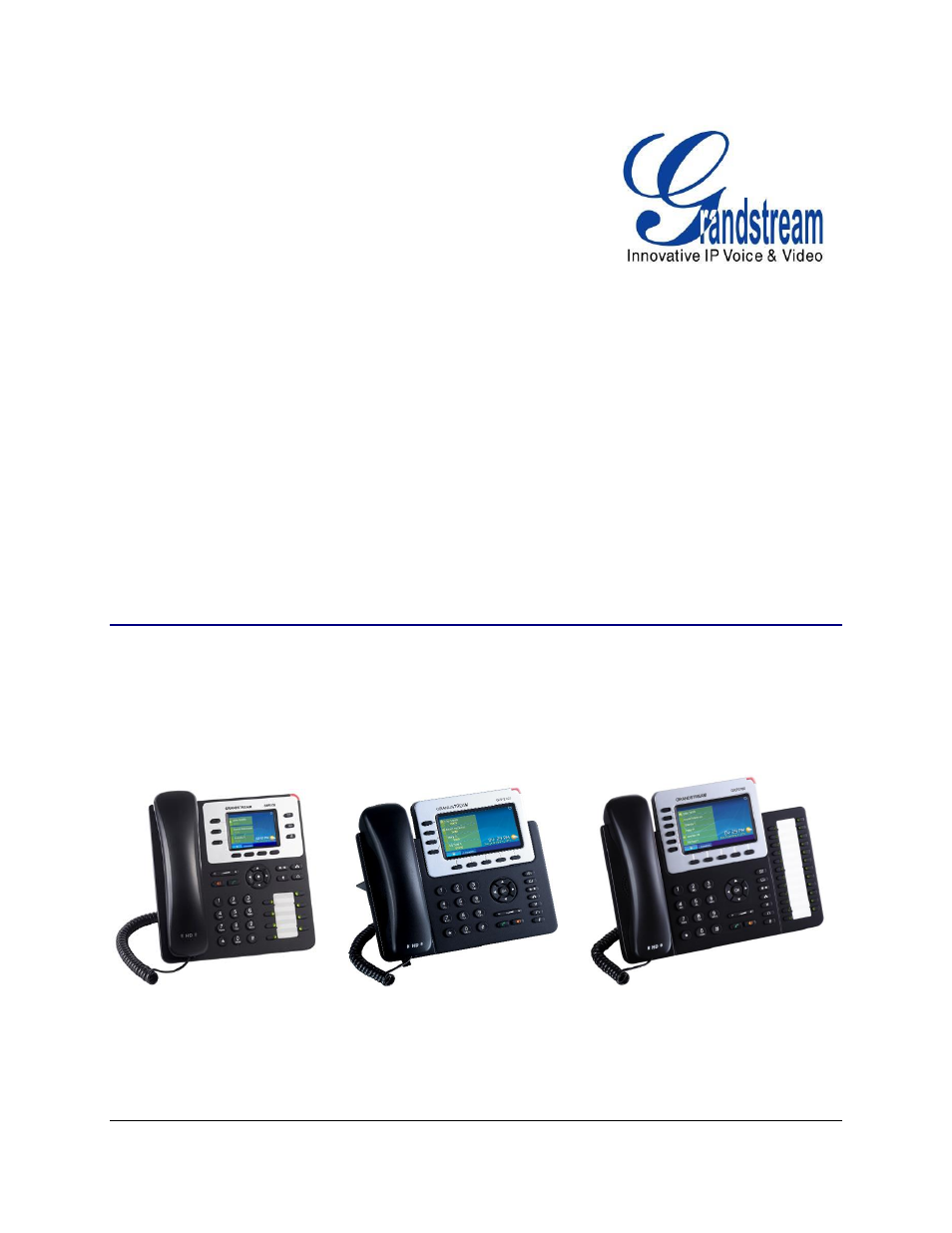 Grandstream GXP2130 User Guide User Manual | 51 pages | Also for