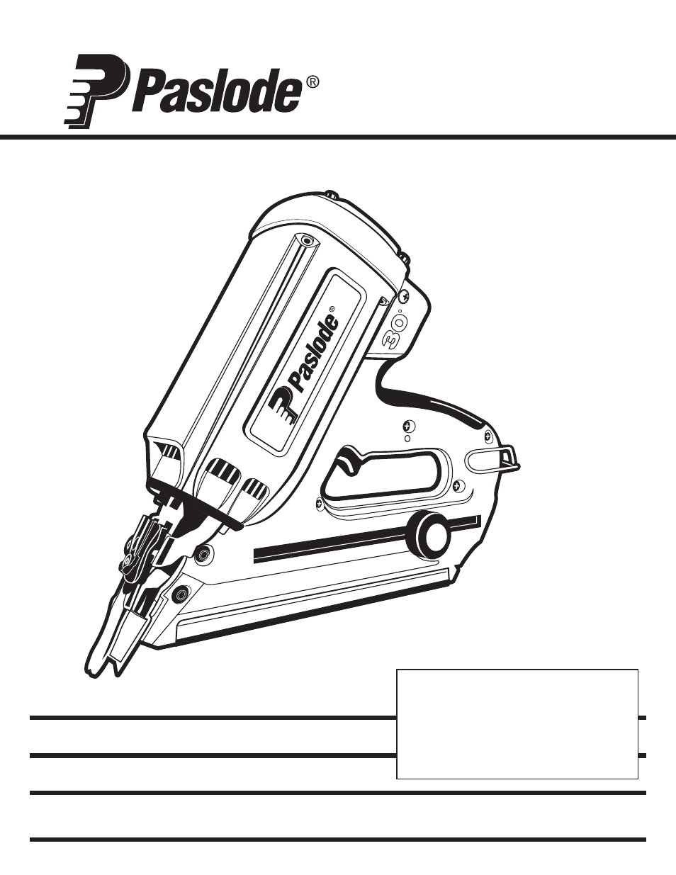 Paslode IMCT Cordless Framing Nailer User Manual | 20 pages | Also for