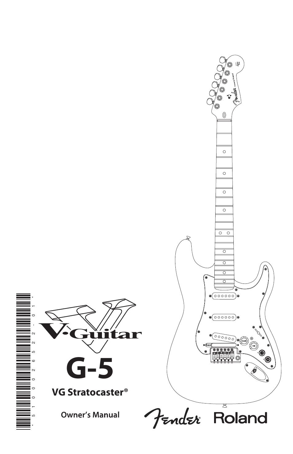 Fender Roland G-5 VG Stratocaster User Manual | 18 pages