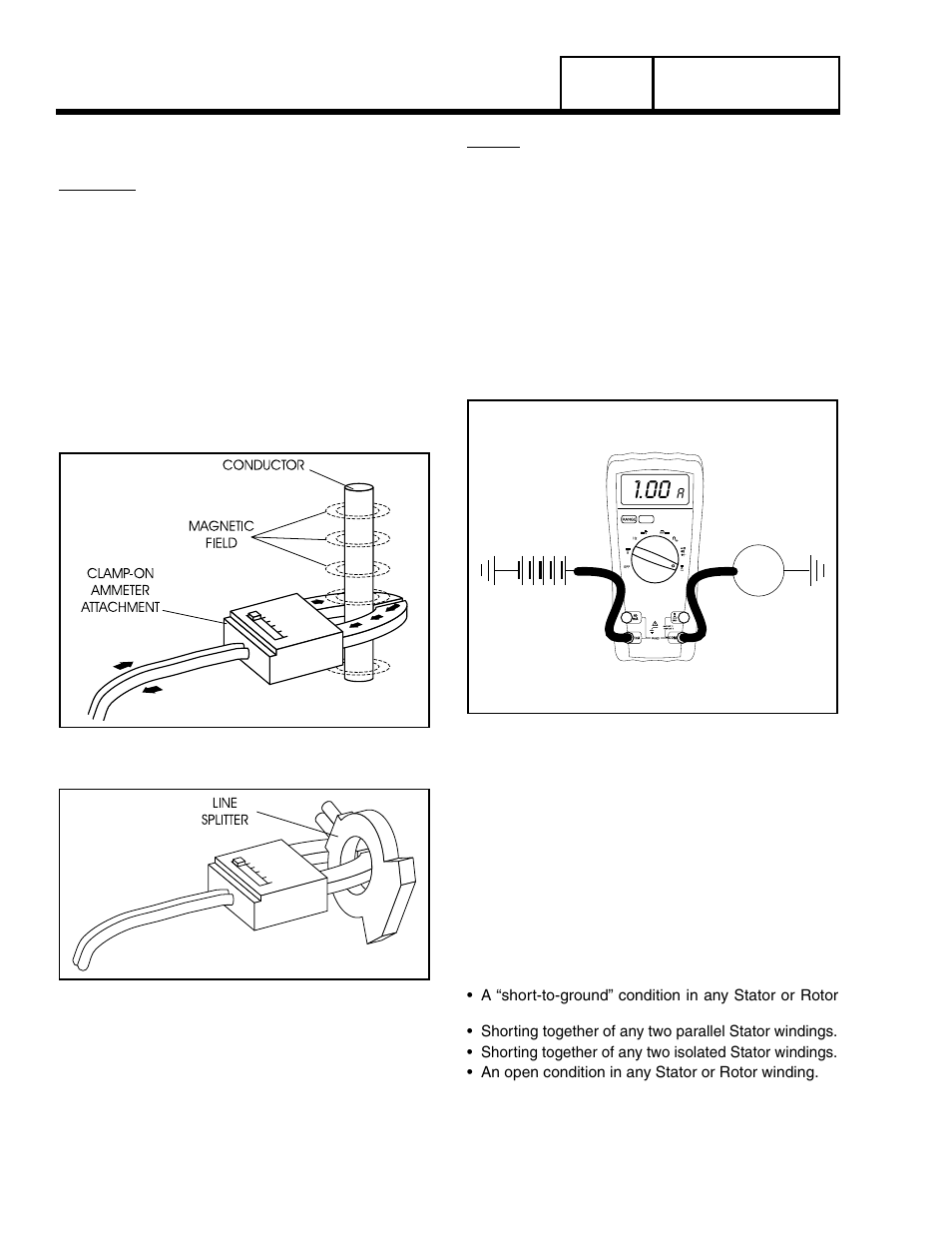 Measuring current, Measuring resistance | Generac Power Systems 8 kW LP