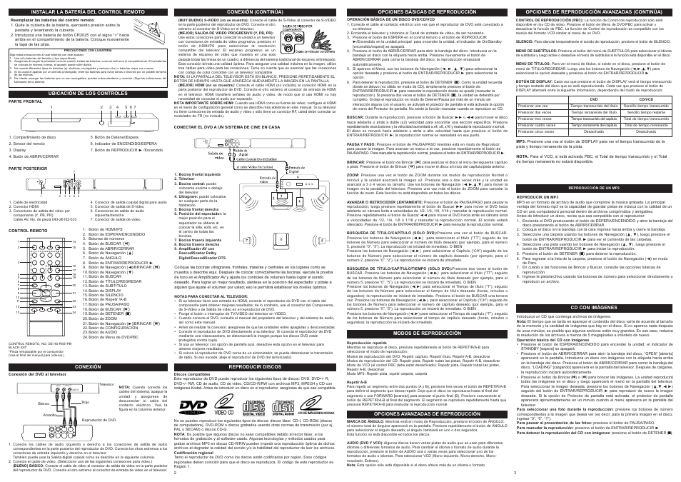 Memorex MVD2045 User Manual | Page 4 / 4