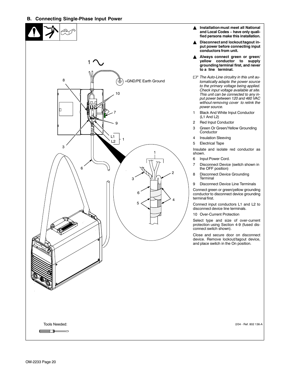 Section 5 − operation, 1. controls | Miller Electric Maxstar 200 STR