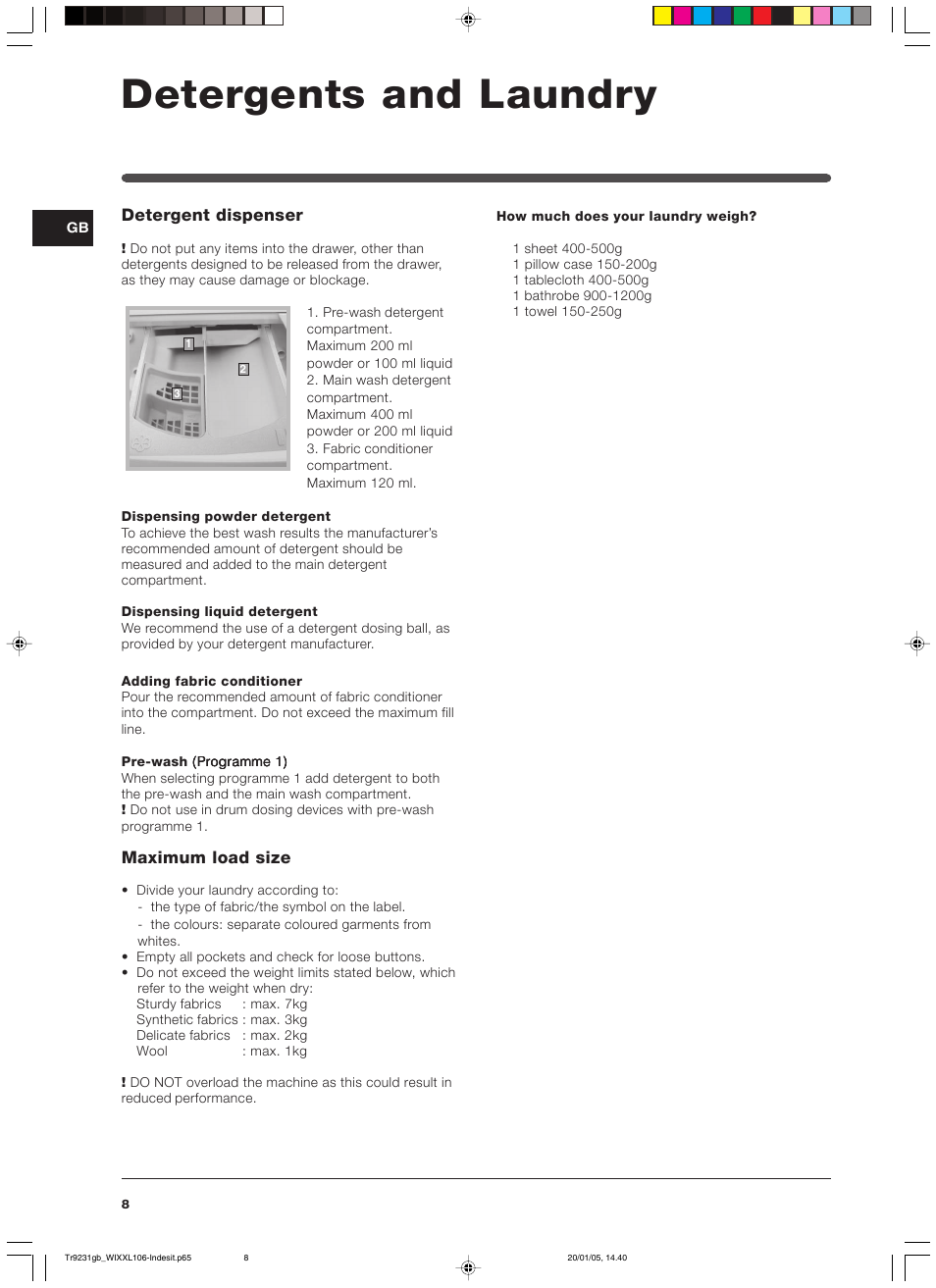 Detergents And Laundry Detergent Dispenser Maximum Load Size