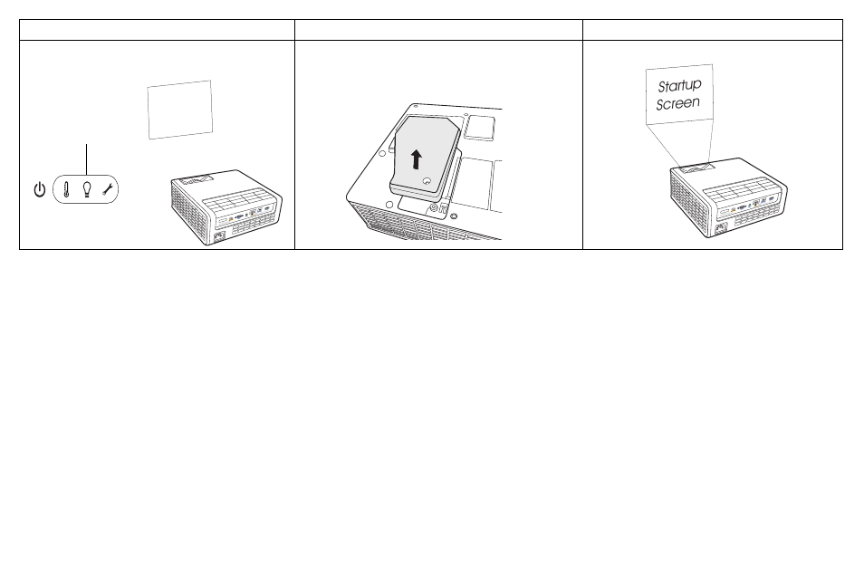 Startup screen | InFocus IN1503 User Manual | Page 21 / 40