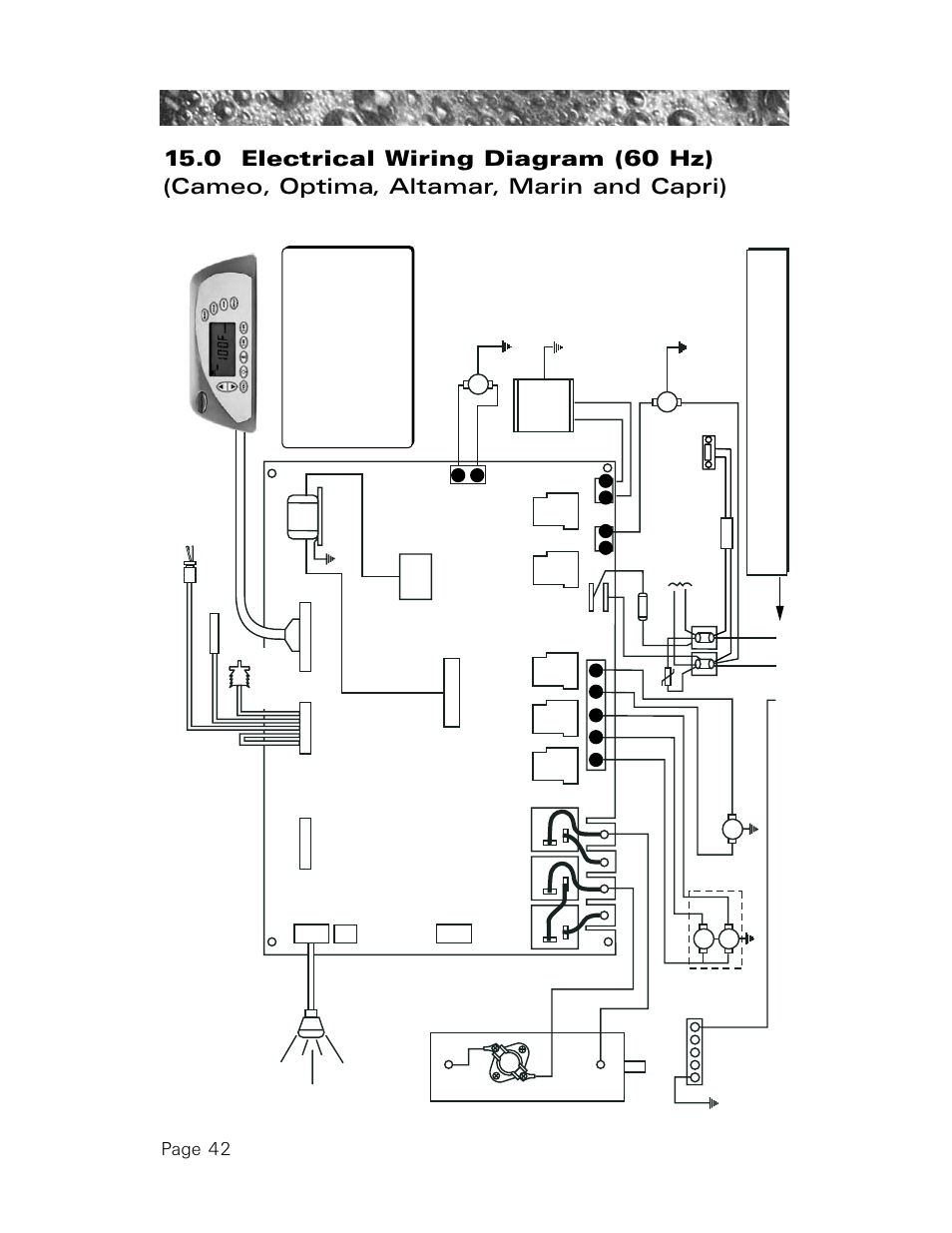 0 Electrical Wiring Diagram  60 Hz   Page 42