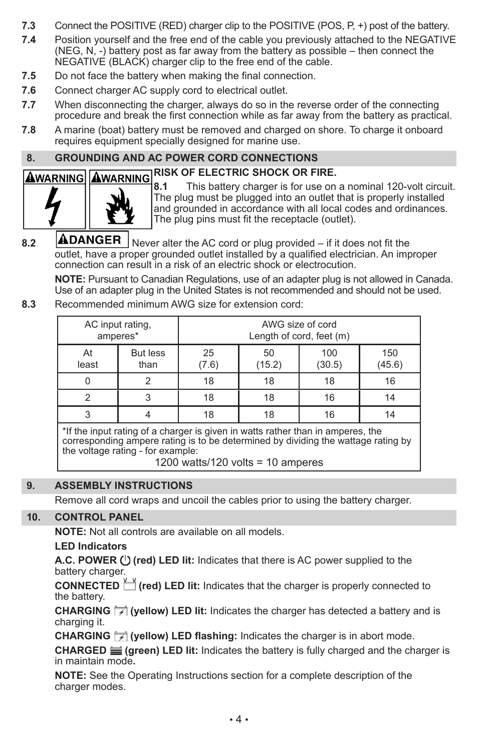Schumacher XC10 User Manual | Page 5 / 26 | Also for: XCS15, XC12