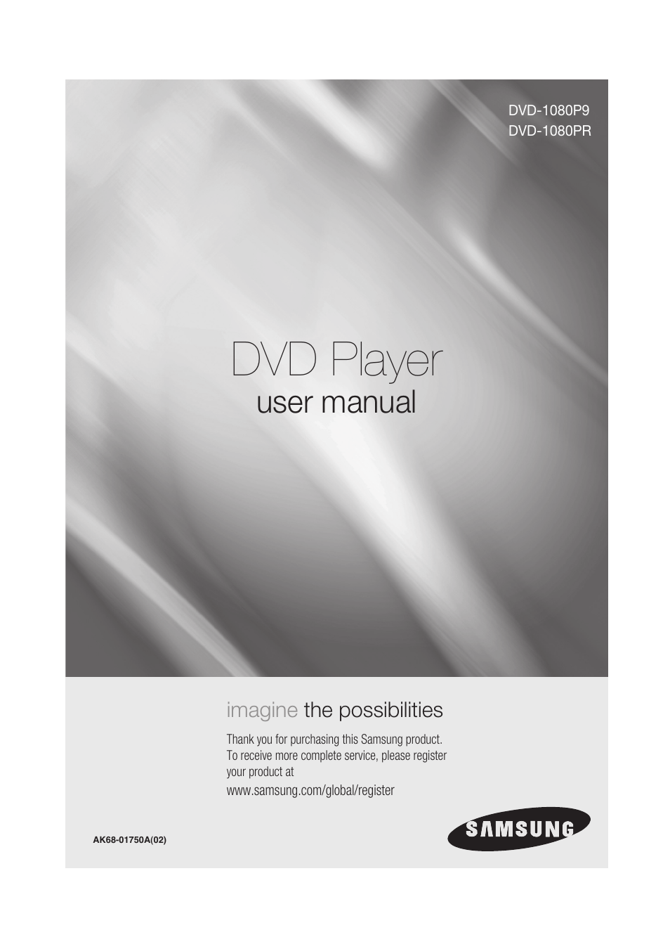 Samsung DVD-1080P9 User Manual | 68 pages