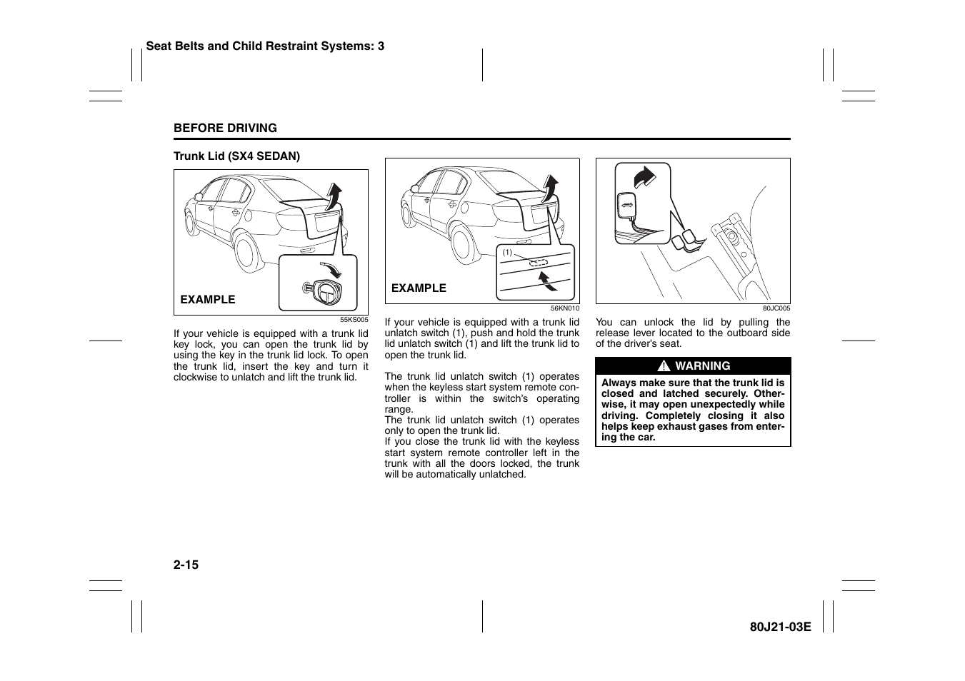 Suzuki SX4/SX4 SEDAN User Manual Page 28 / 278