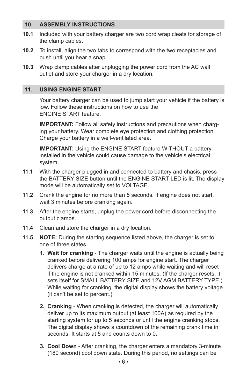 Schumacher SC-10030A. User Manual | Page 8 / 40
