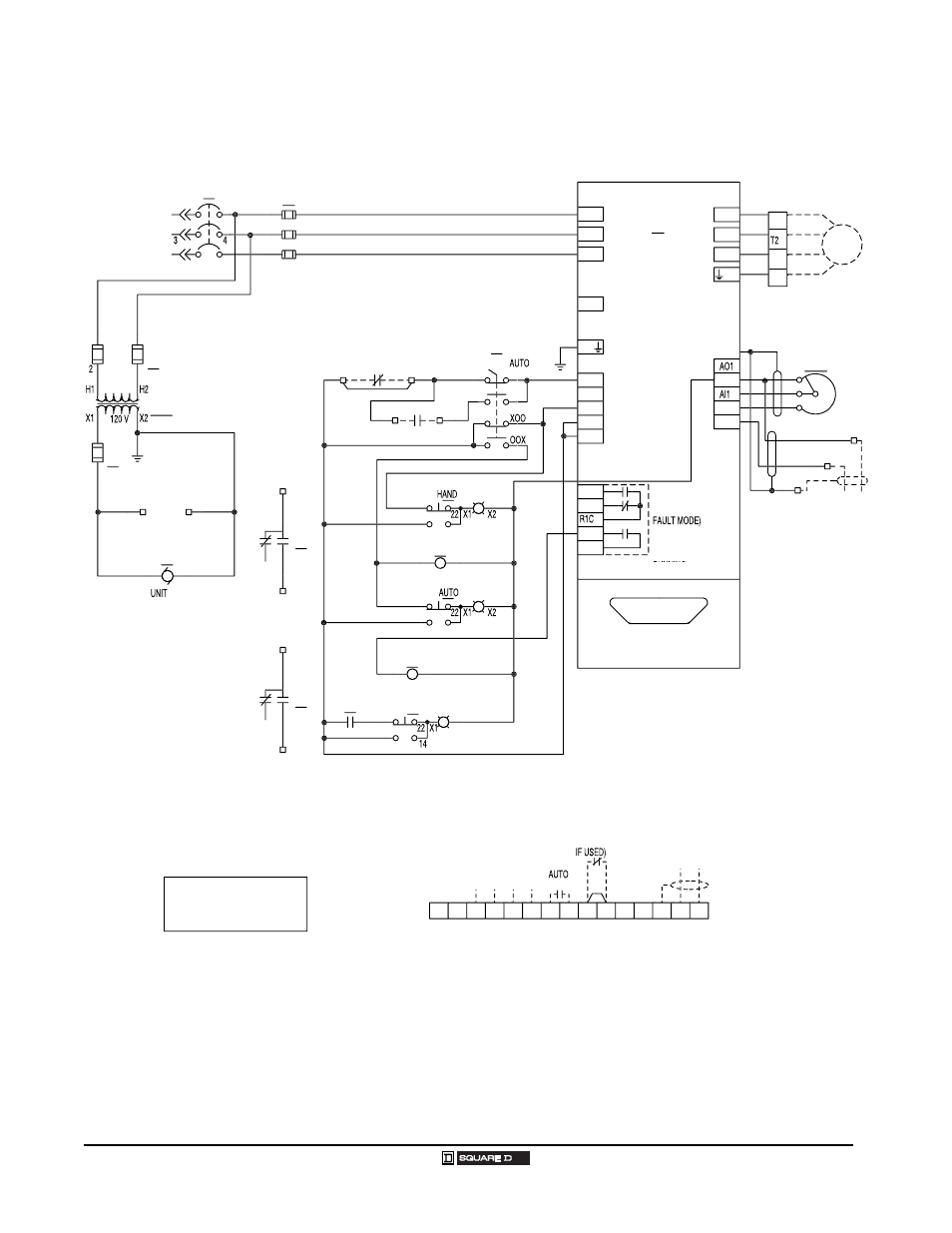 Wiring diagrams, Class 8998 motor control centers, Dgnd | Schneider