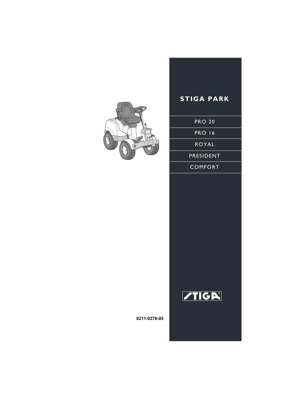 Stiga PARK PRO 20 User Manual | 16 pages