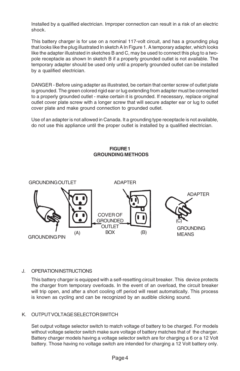 Schumacher 83 User Manual | Page 4 / 6 | Also for: 86, SE-82-6, 1020