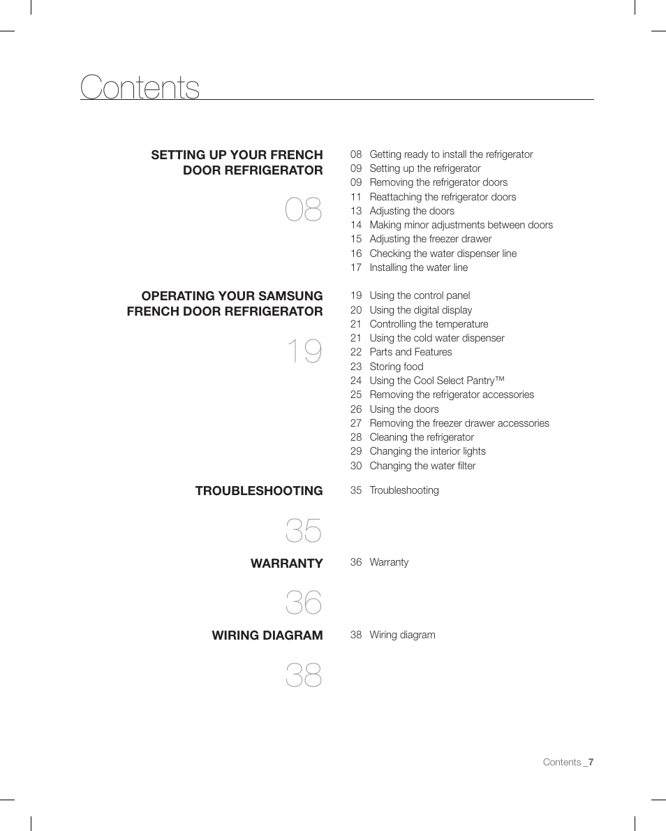 Samsung RF266 User Manual | Page 7 / 40