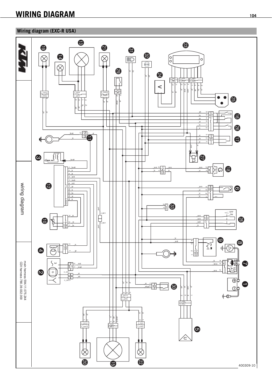 Diagram  500 Exc Turn Signal Help 250 530 Exc F Xcf W Xcr