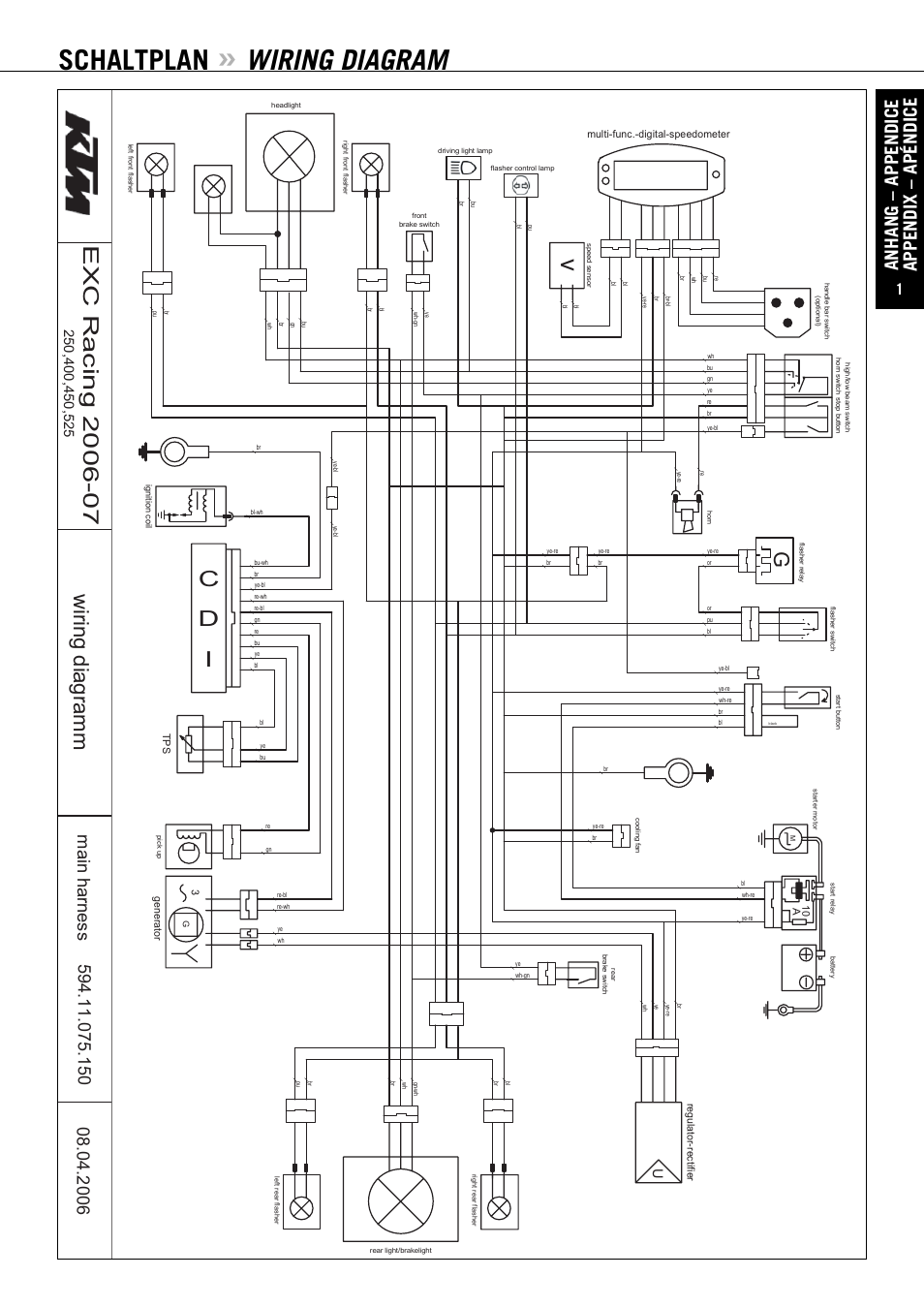 Ktm 530 Exc Wiring Diagram - Wiring Diagram
