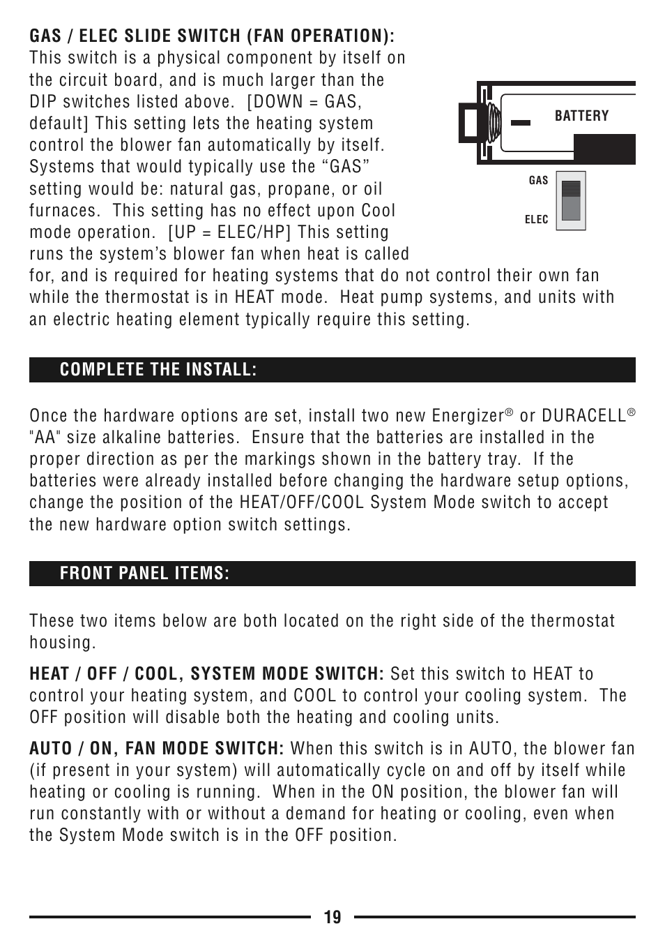 Lux Products TX9600TS User Manual | Page 19 / 34 | Original mode