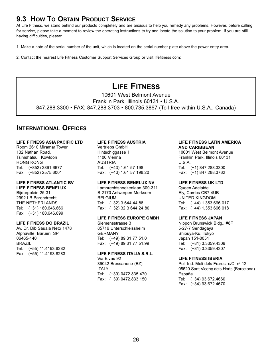 Itness | Life Fitness Elliptical X5i User Manual | Page 26 / 28