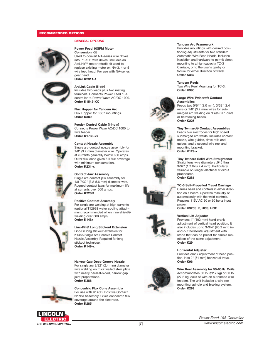 Lincoln Electric 10A User Manual | Page 7 / 8