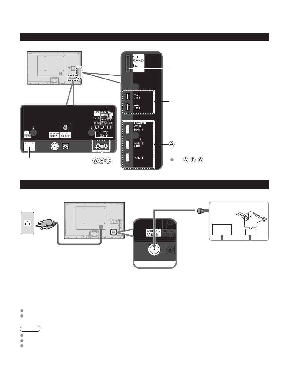 Connections Panasonic Viera TCP60ST50 User Manual Page 11 / 28
