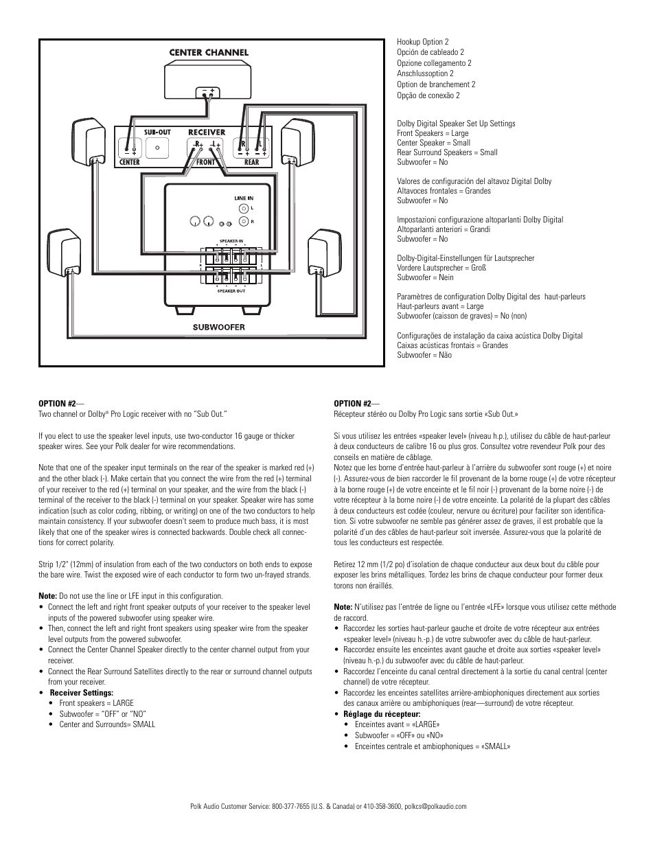 Polk Audio PSW10 User Manual | Page 10 / 19