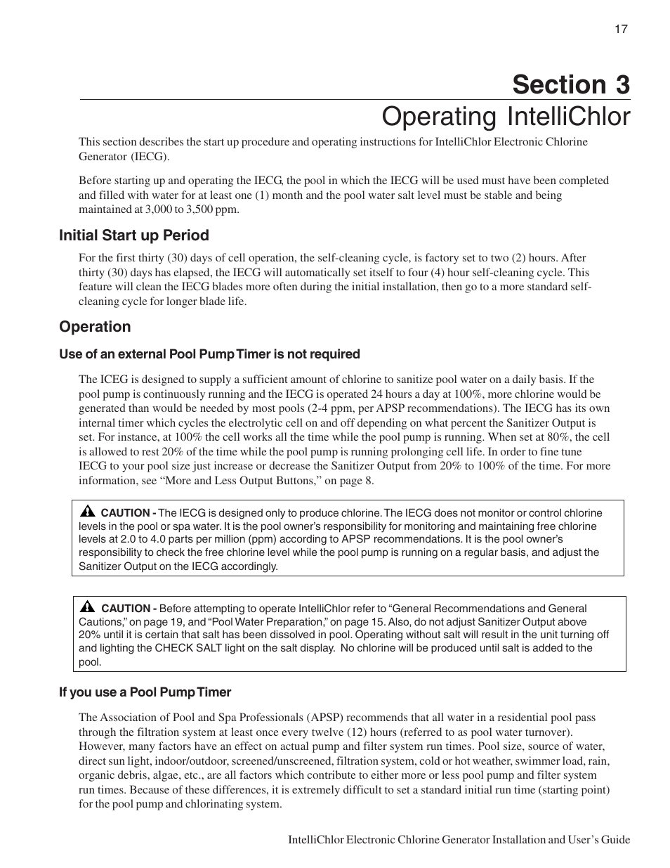 Pentair IC20 User Manual | Page 25 / 48 | Also for: IC40