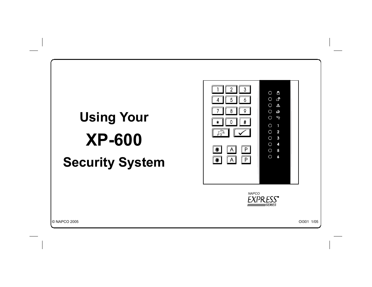 Napco Security Technologies NAPCO EXPRESS XP-600 User Manual | 16 pages