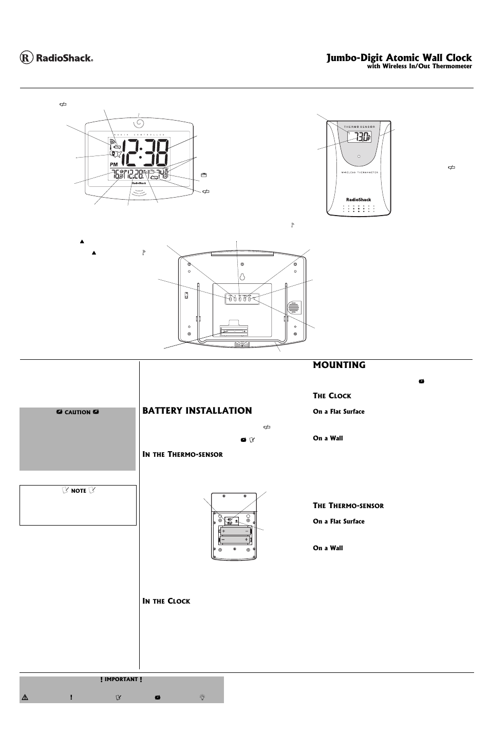 Radio shack atomic clock manual