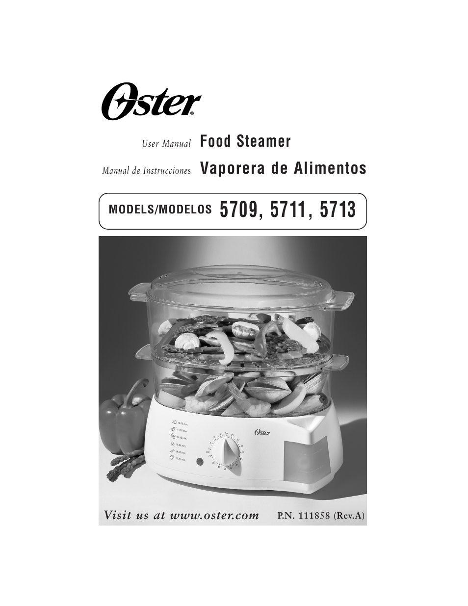 Oster 5711 User Manual | 23 pages | Also for: 5709, 5713