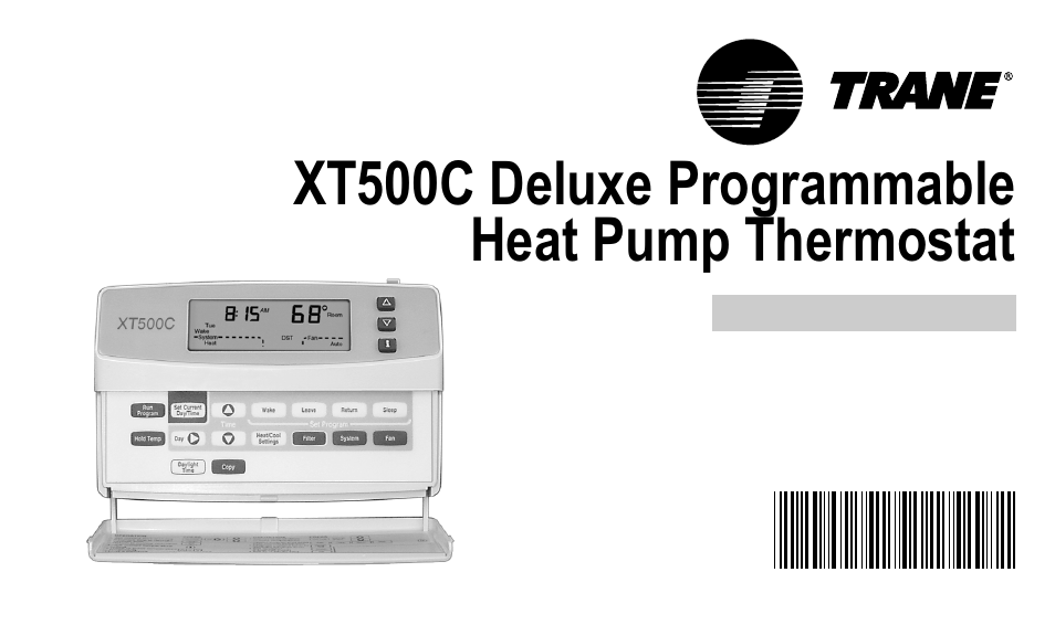 Trane XT500C User Manual | 68 pages