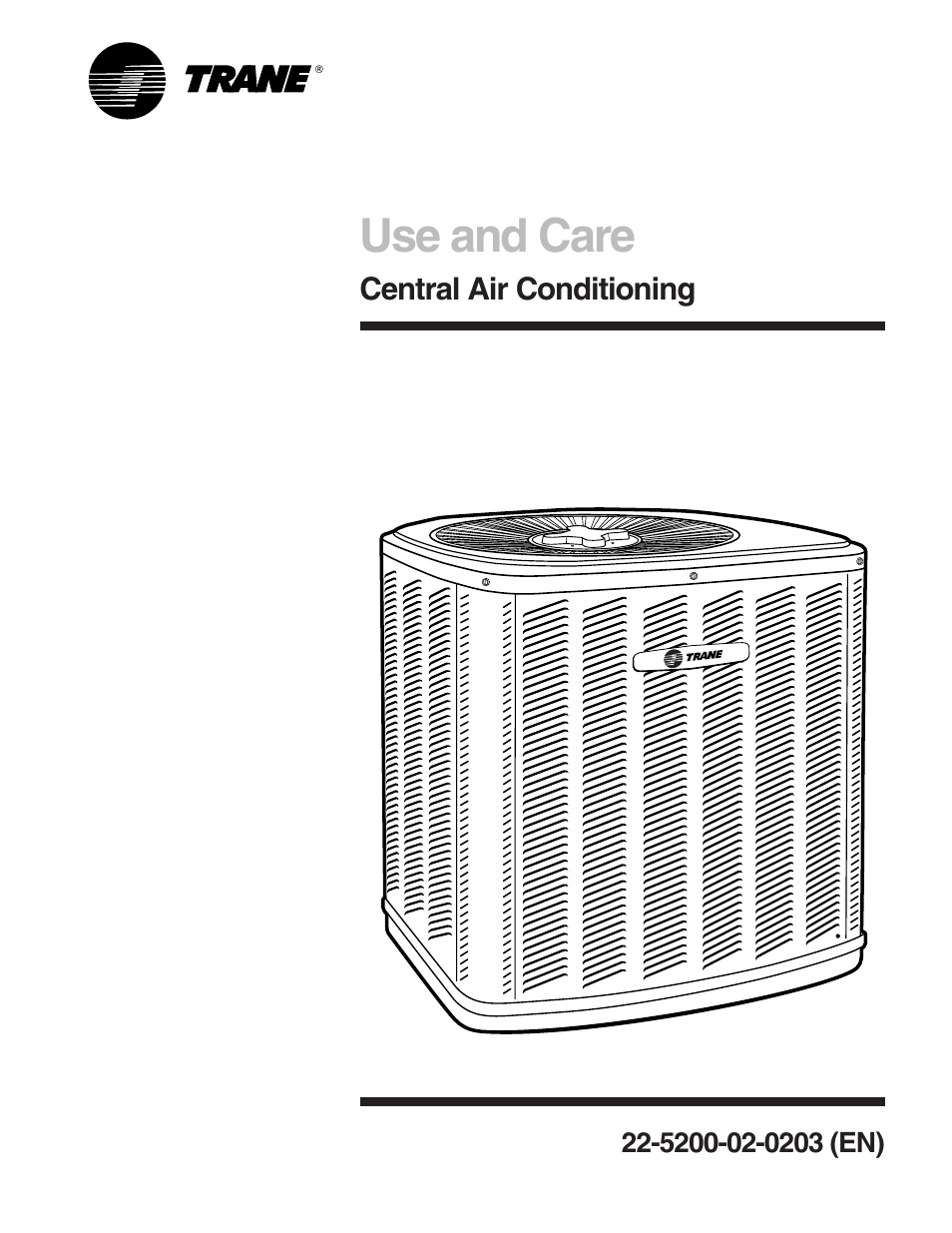 Trane XE1000 User Manual | 6 pages | Also for: XE1200, XE1100