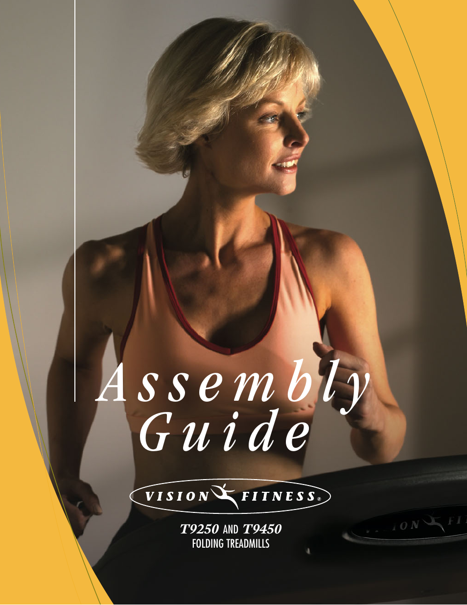 Vision Fitness T9450 User Manual | 8 pages