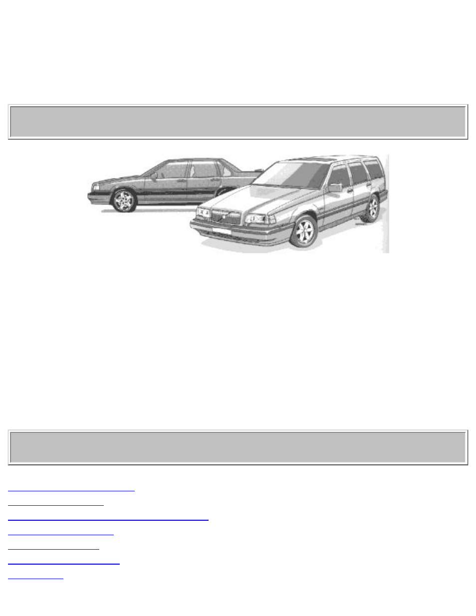 Volvo 850 User Manual | 201 pages