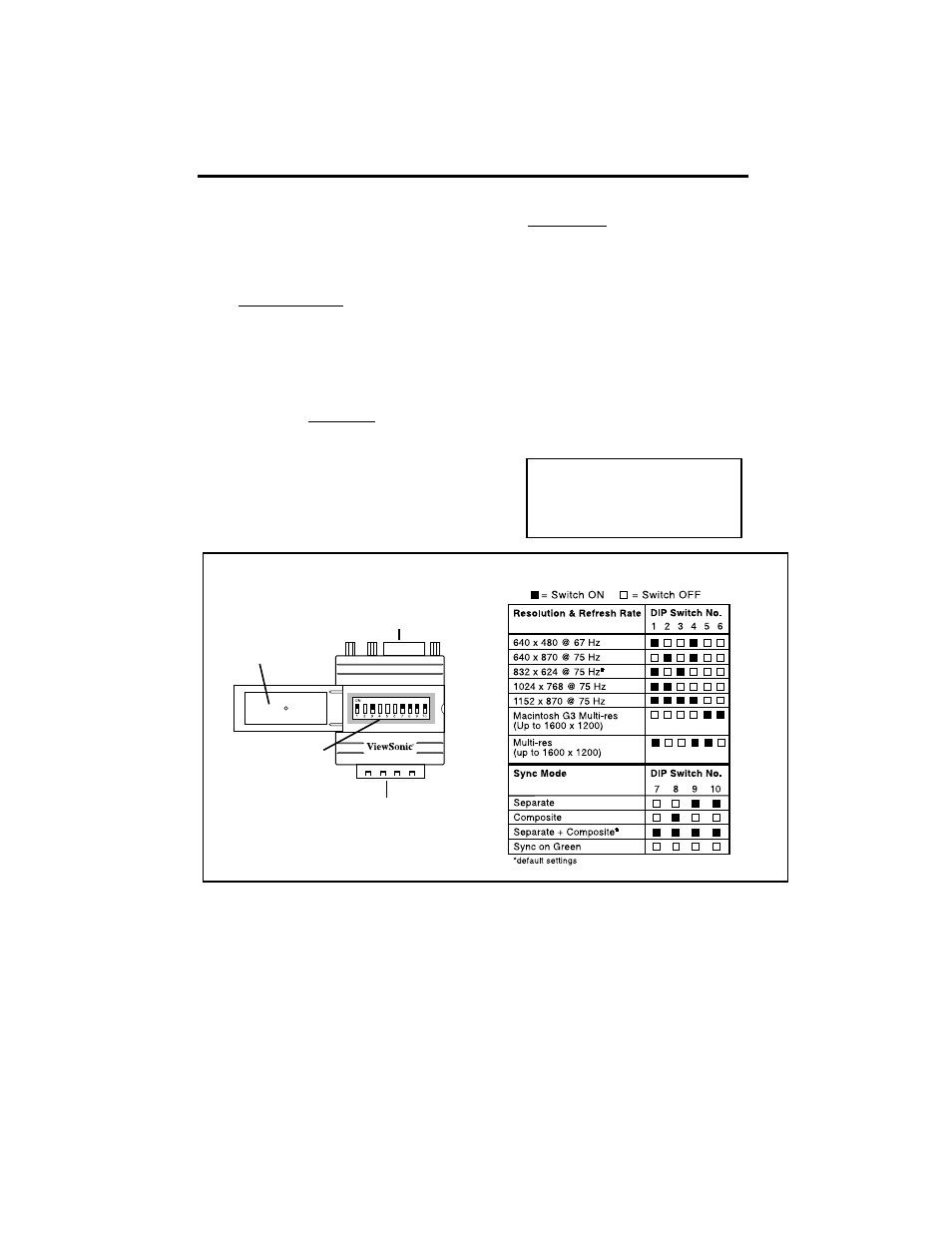 Video Cable Resolution Chart