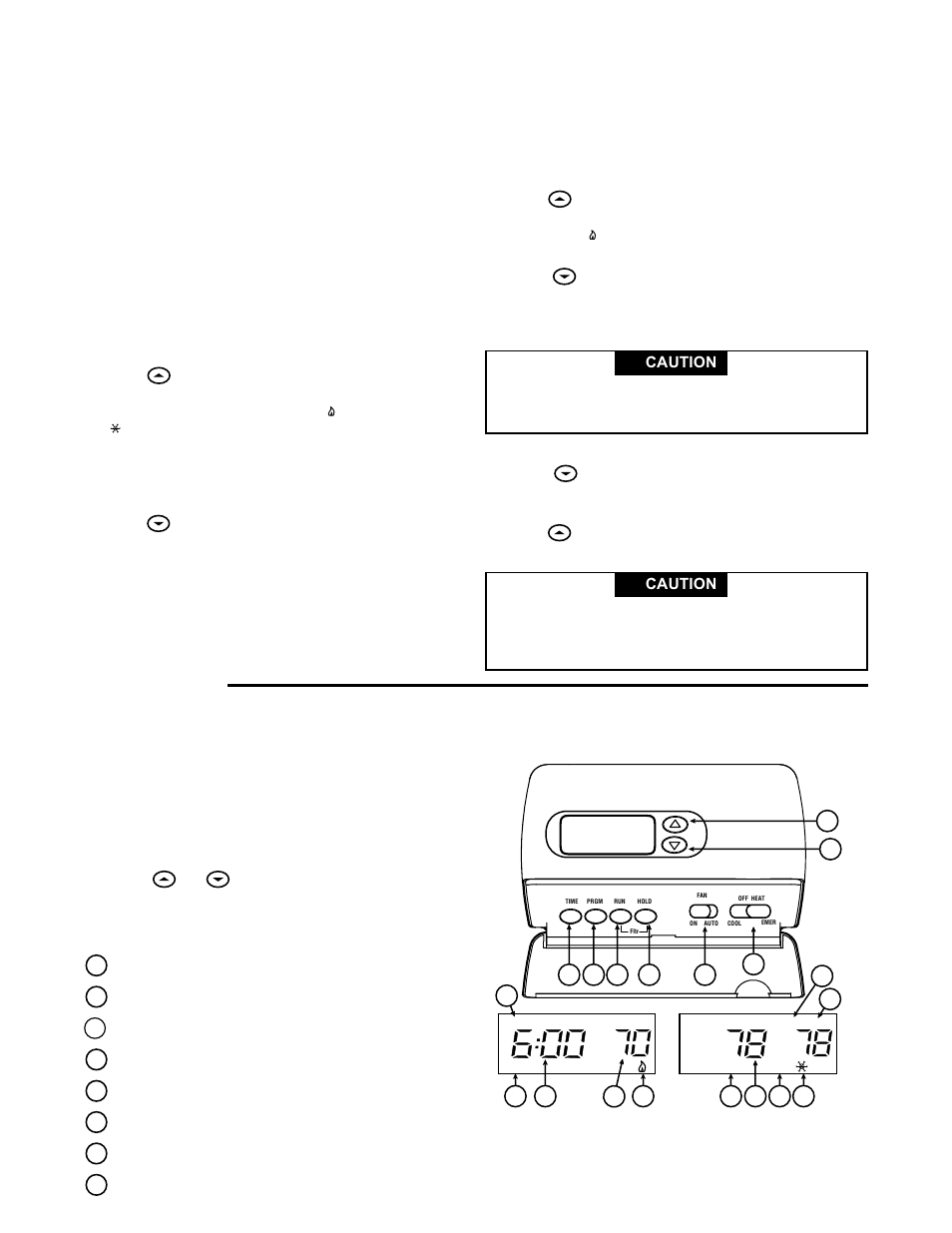Operation, The thermostat base, Check thermostat operation | White
