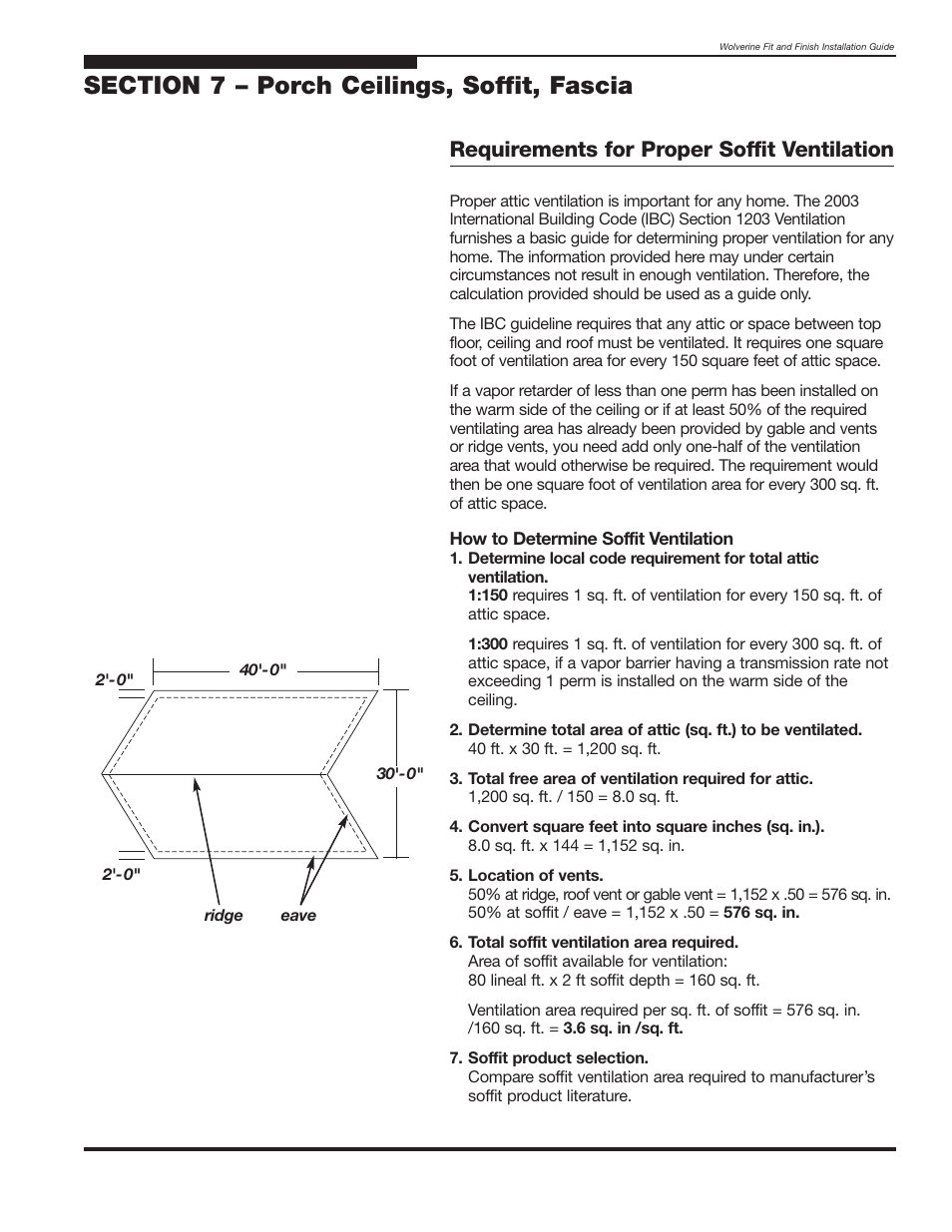 Requirements for proper soffit ventilation Wolverine Siding and Vinyl Carpentry Soffit and