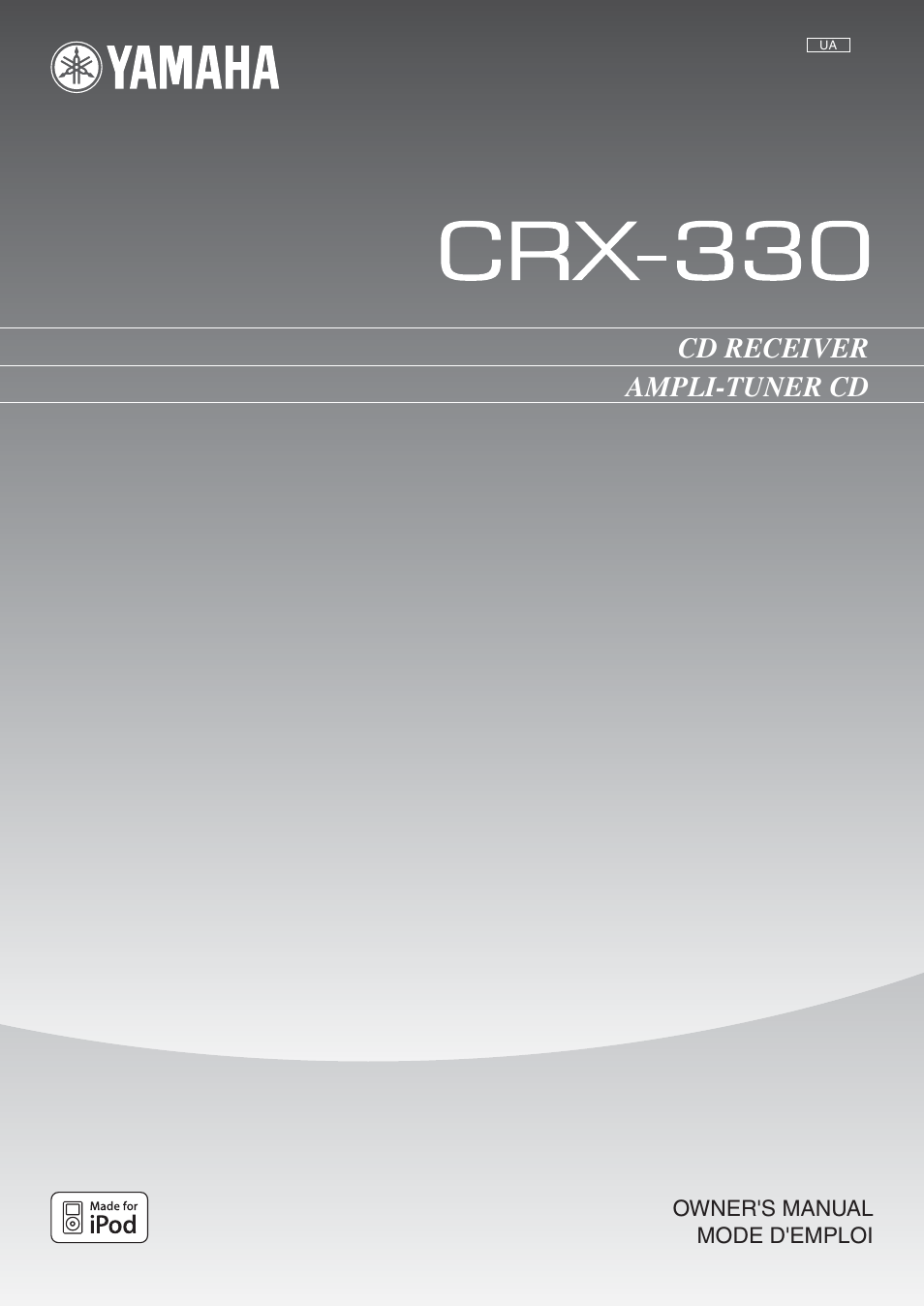 Yamaha CRX-330 User Manual | 32 pages