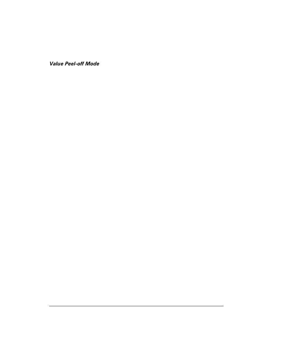Value peel-off mode | Zebra Technologies Z6M User Manual | Page 32 / 112