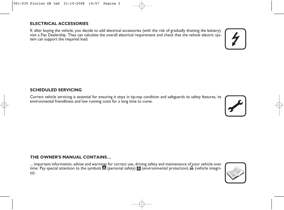 FIAT Qubo User Manual | Page 4 / 202