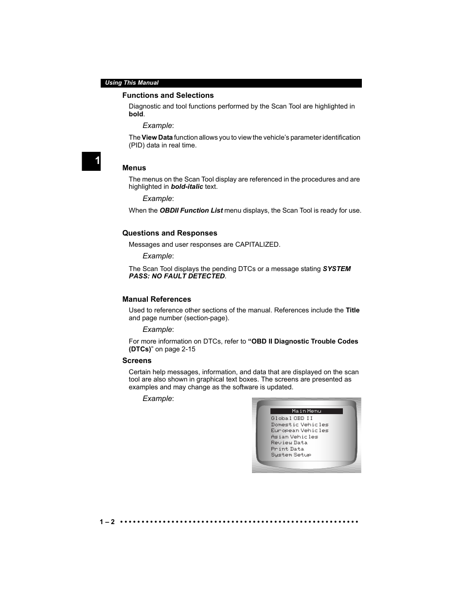 Actron Elite AutoScanner® CP9185 User Manual | Page 18 / 240 | Also for