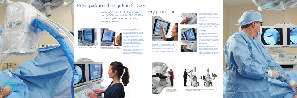 Streamline every procedure, Making advanced image transfer easy | GE