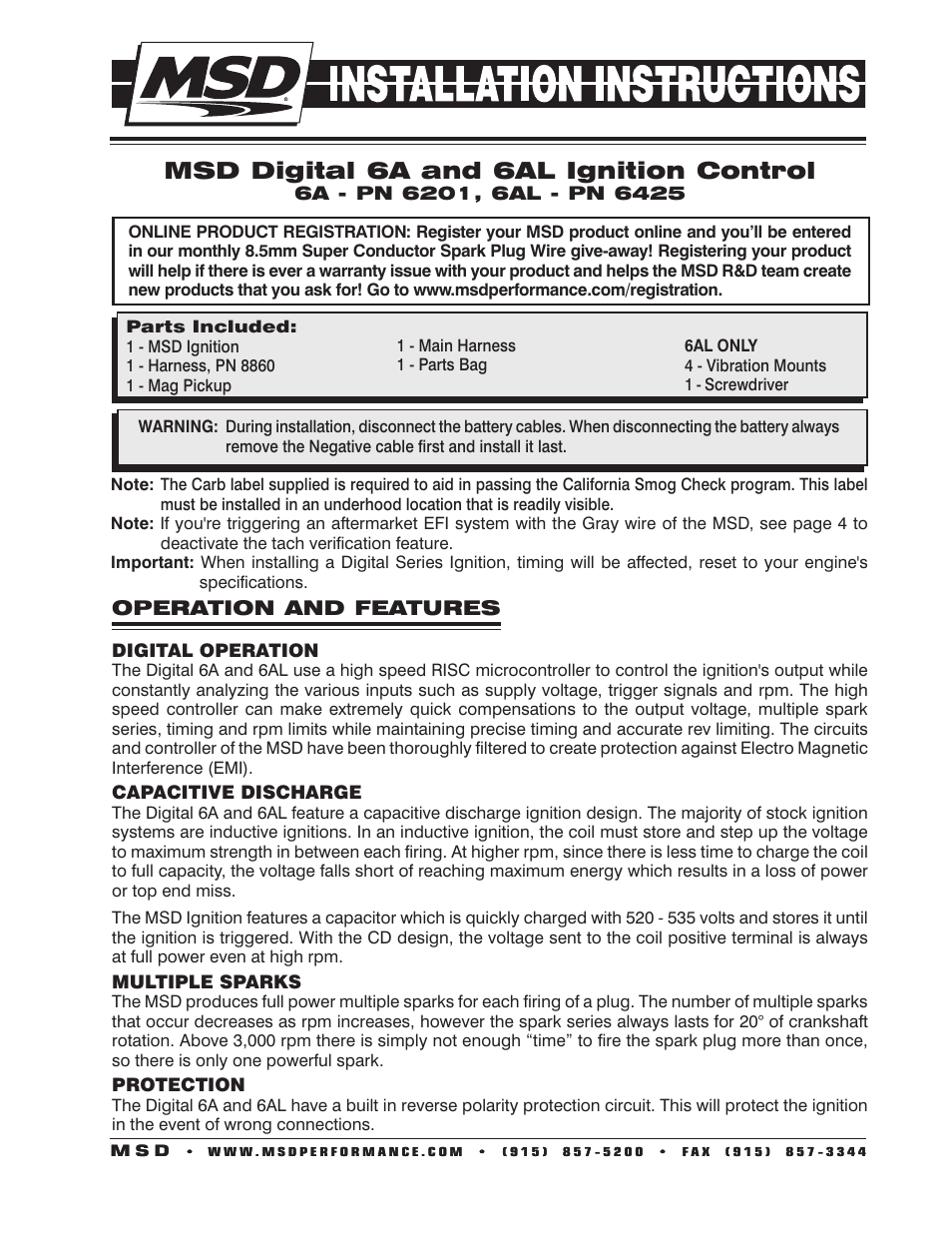 Msd 6425 Wiring Diagram Digital Resources