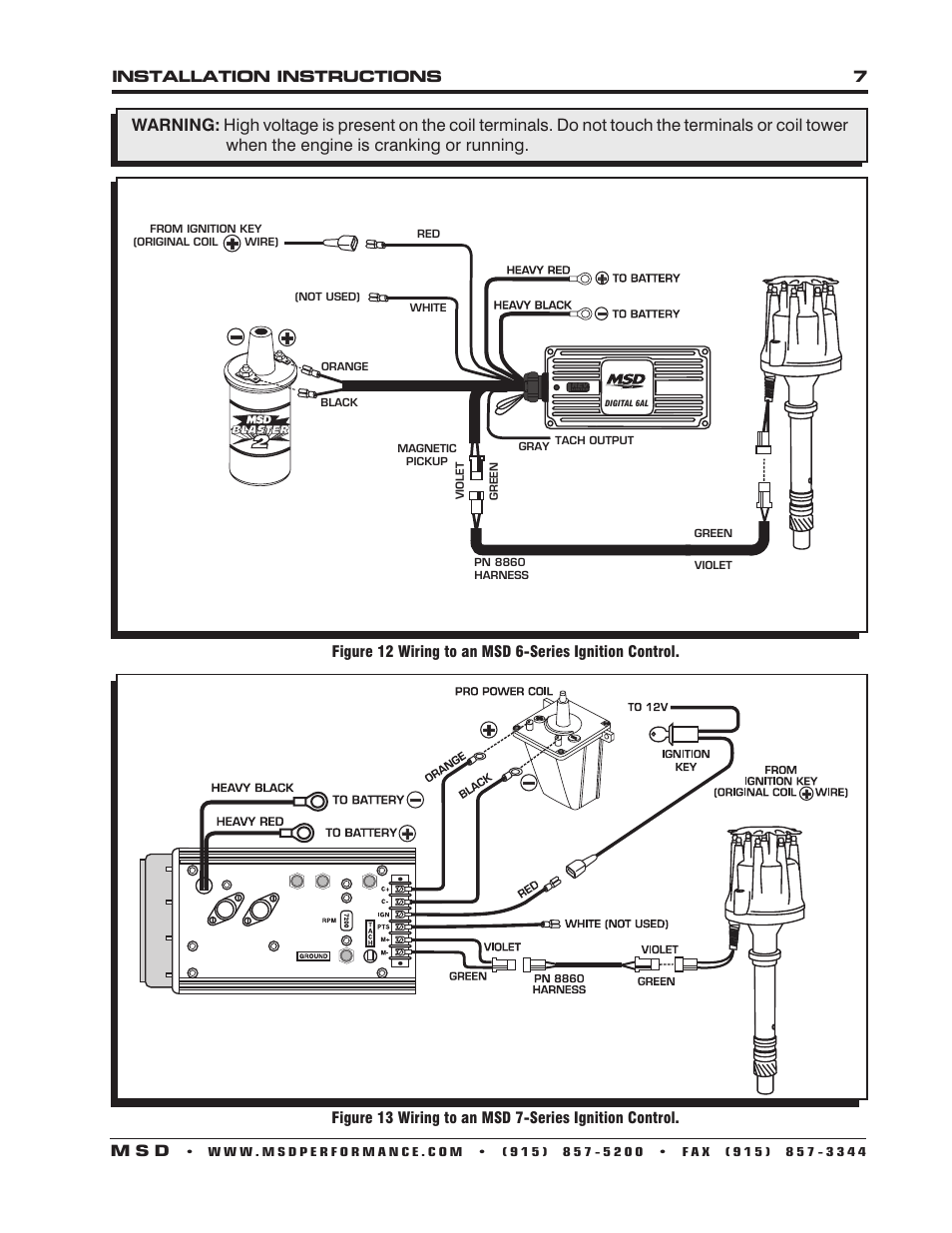 Msd 6Al Wiring Diagram With Msd Distributor from www.manualsdir.com