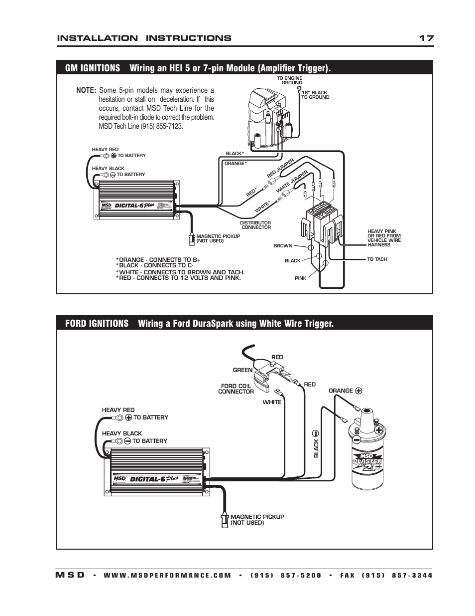 Msd 6A Wiring Diagram Ford from www.manualsdir.com