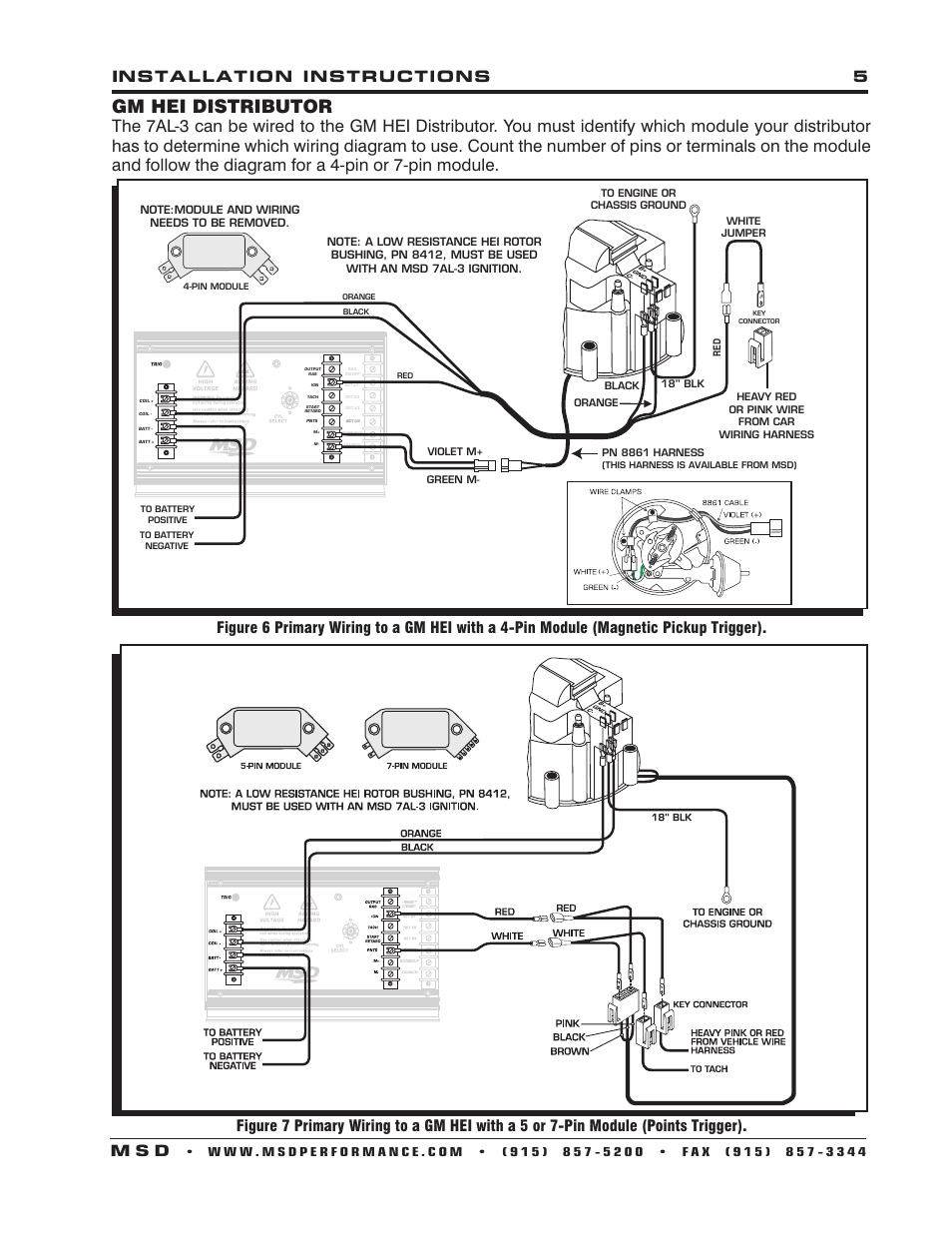 Msd Hei Distributor Wiring Diagram
