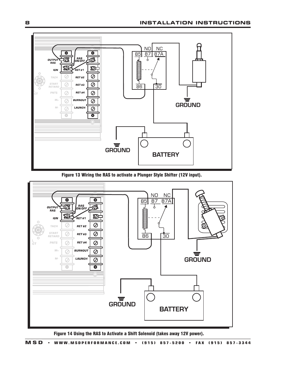 MSD 7330 7AL-3 Ignition Control Installation User Manual | Page 8 / 12
