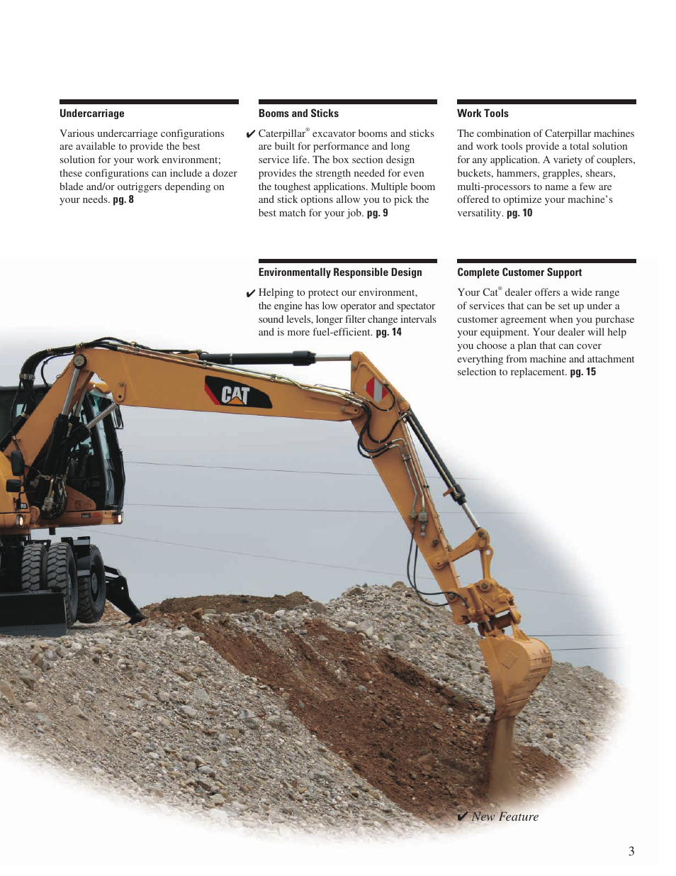 New feature 3 Milton CAT M315D User Manual Page 3 / 36