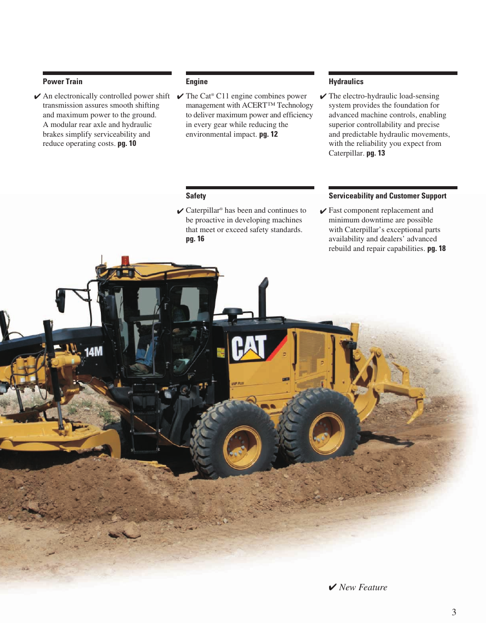 New feature Milton CAT 14M User Manual Page 3 / 28