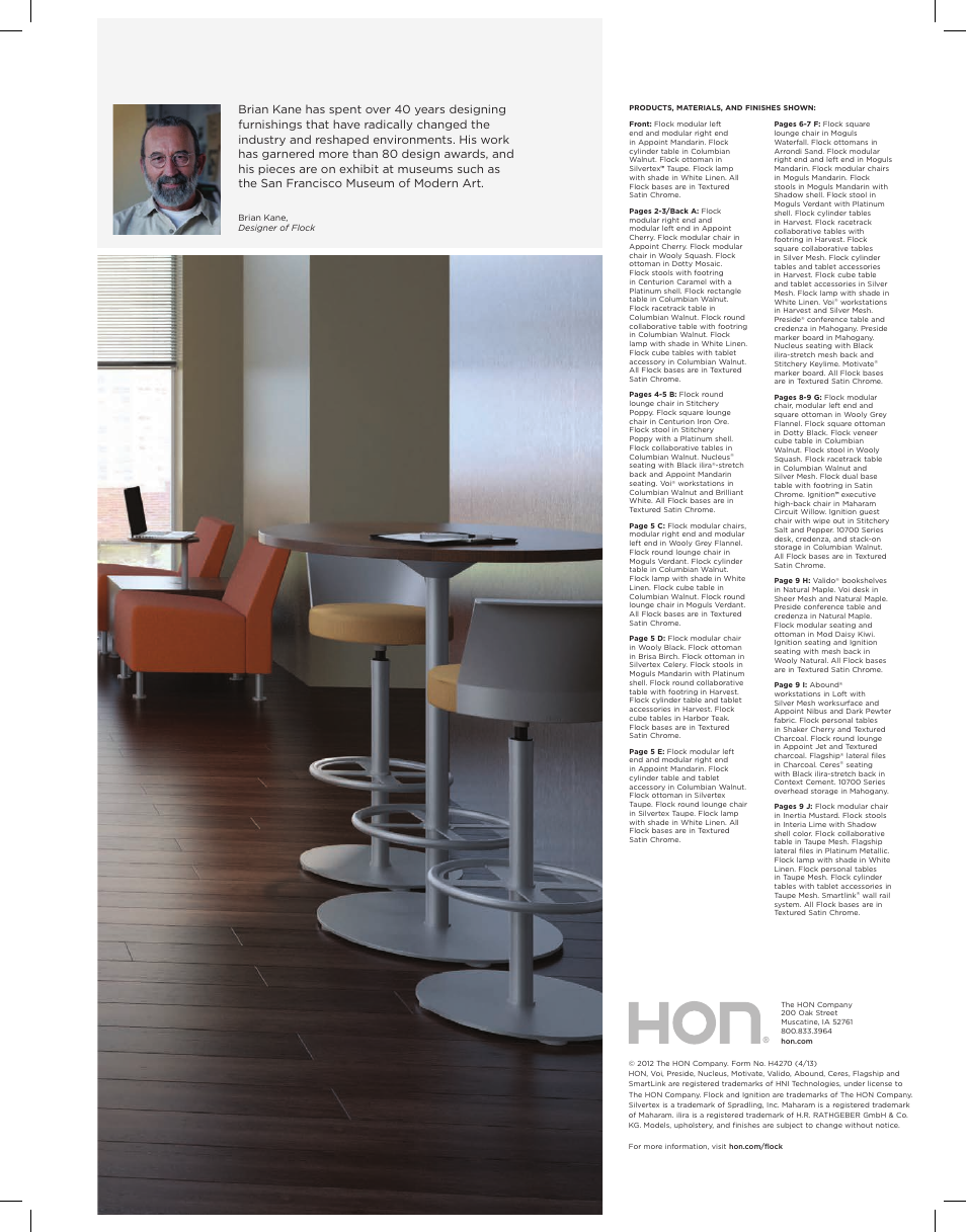 Hon Flock Collaborative Solutions User Manual Page 12 12