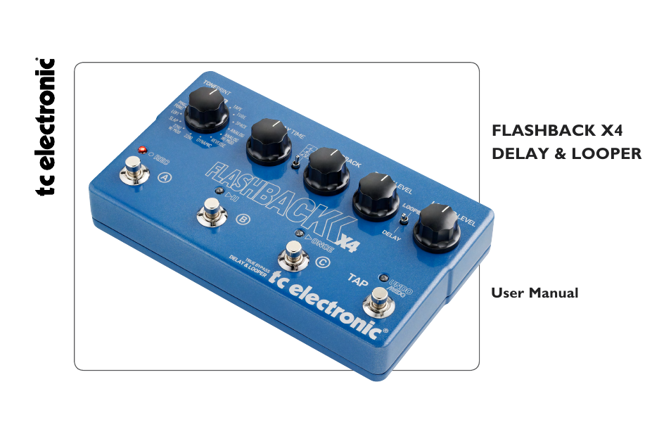 TC Electronic Flashback X4 Delay User Manual | 31 pages