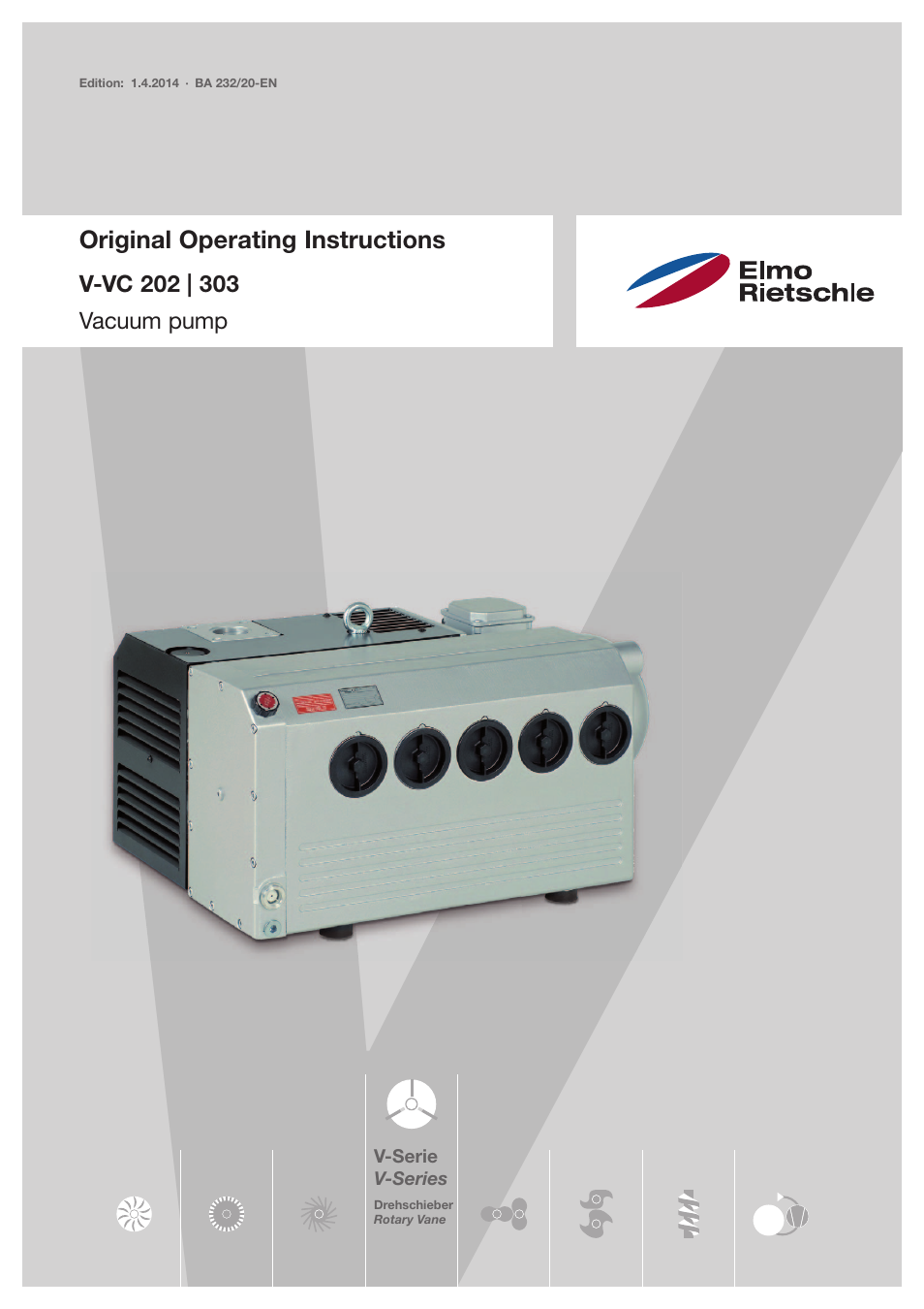 Elmo Rietschle V-VC 202/303 User Manual | 32 pages